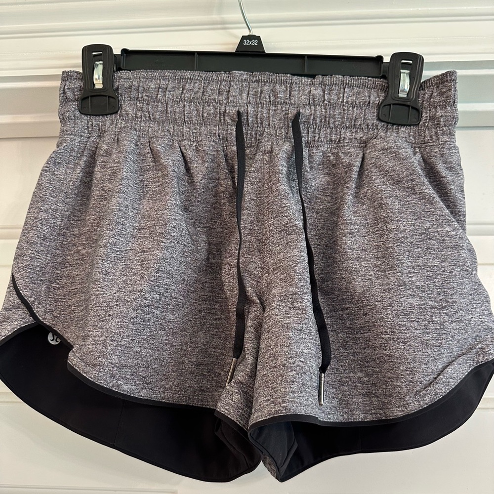 Lululemon Athletica Heathered Gray Athletic Shorts
